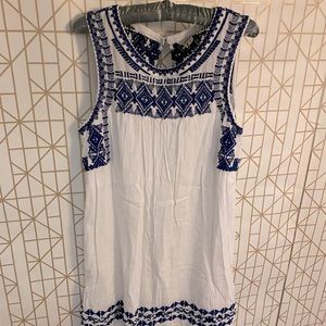 Lucky white boho dress